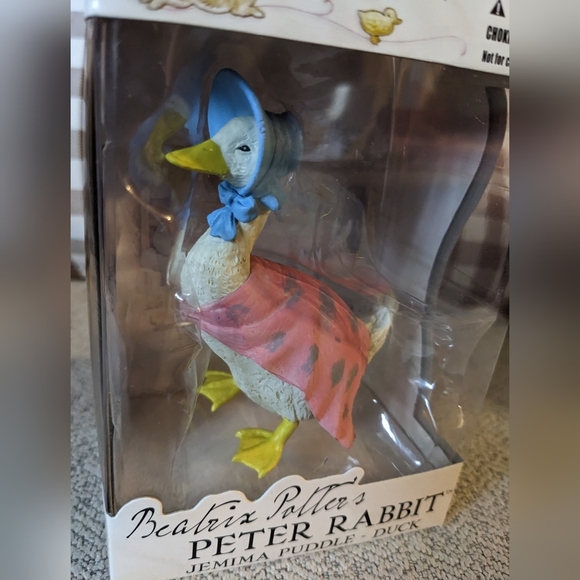 Vtg Beatrix Potter's Jemima Puddle-Duck Figurine New In Box Peter Rabbit 2005 - Picture 1 of 6
